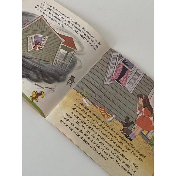 The Story of The Wizard of Oz 347 Book 33-1/2 RPM Record Disneyland Records 1978 - Picture 4 of 12